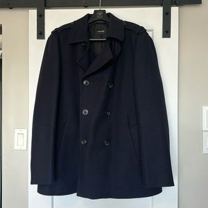 Mackage Pea Coat - Navy Blue